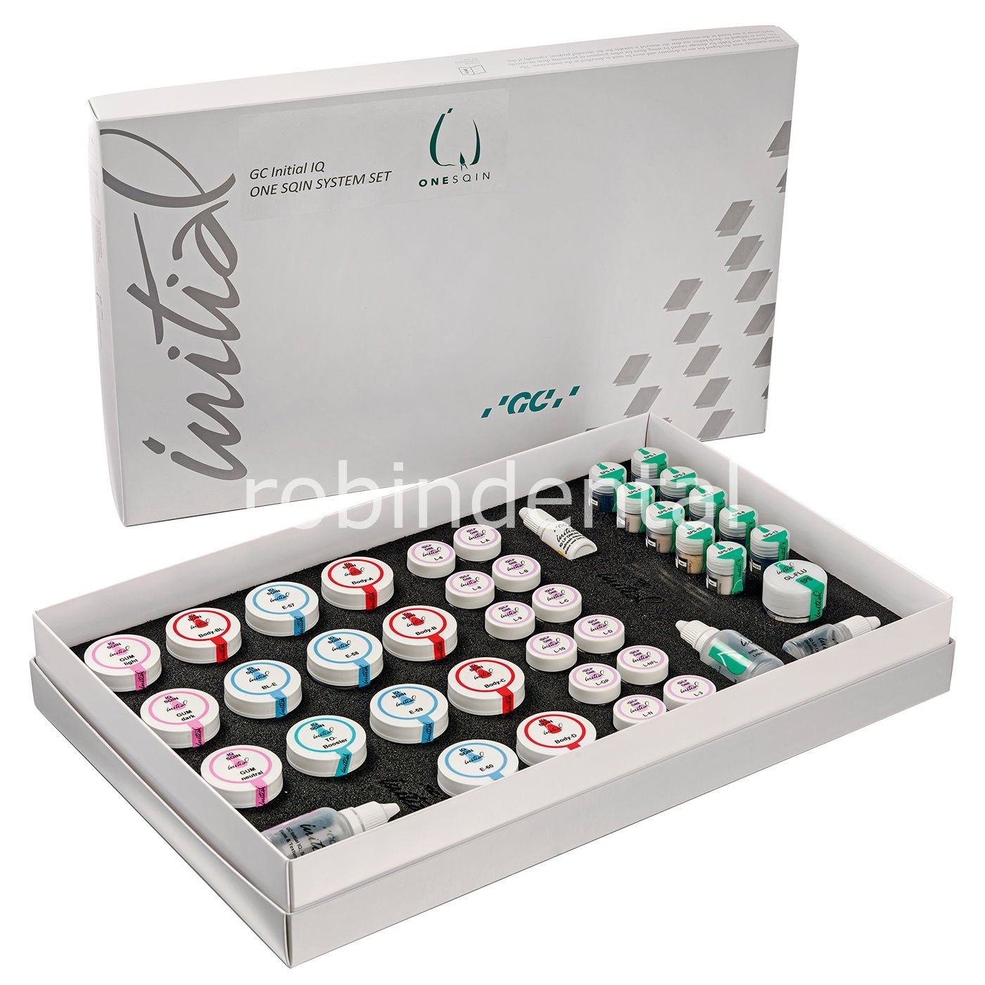 Initial IQ ONE SQIN System Set - Porselen&Zirkon Makyaj Seti