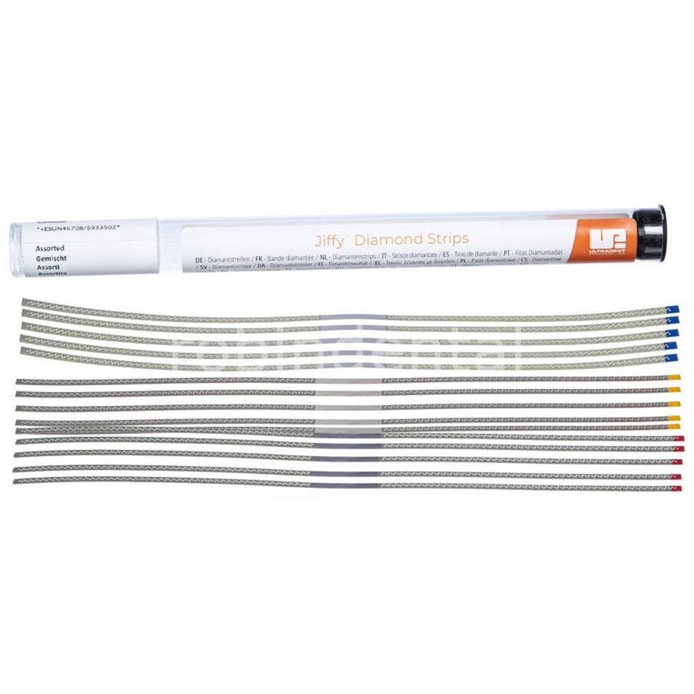 Jiffy Diamond Strips Perforated Assorted 15 pk