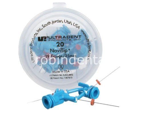 NAVITIPS 29G 25MM 50 PACK (BLUE)